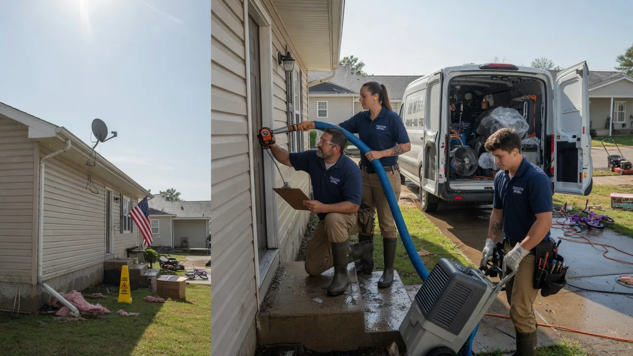 Ceiling Water Damage Restoration in Chesapeake, OH near me